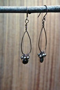 Pyrite earrings