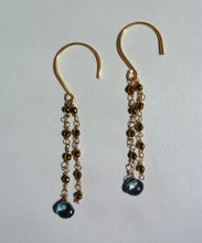 Load image into Gallery viewer, Blue Sapphire Earrings