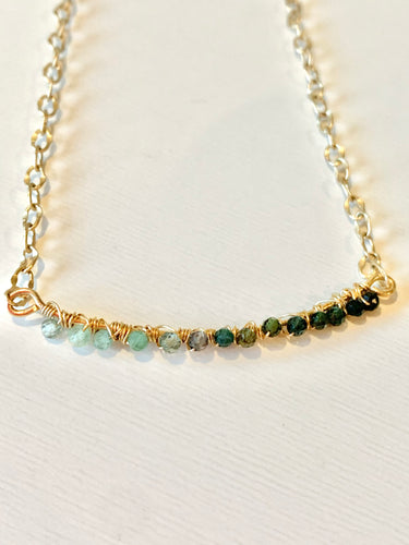Green Sapphire Necklace